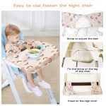 Vicloon Coverall Baby Feeding Bib, Weaning Bib Attaches to Highchair and Table, Long Sleeves Bib with Waterproof, Comfortable,Machine Washable, Baby Bib For 6 Month to 3 Years Old (Pink) - Image 5